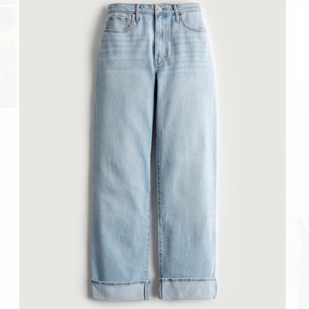 Hollister vintage high rise dad jean